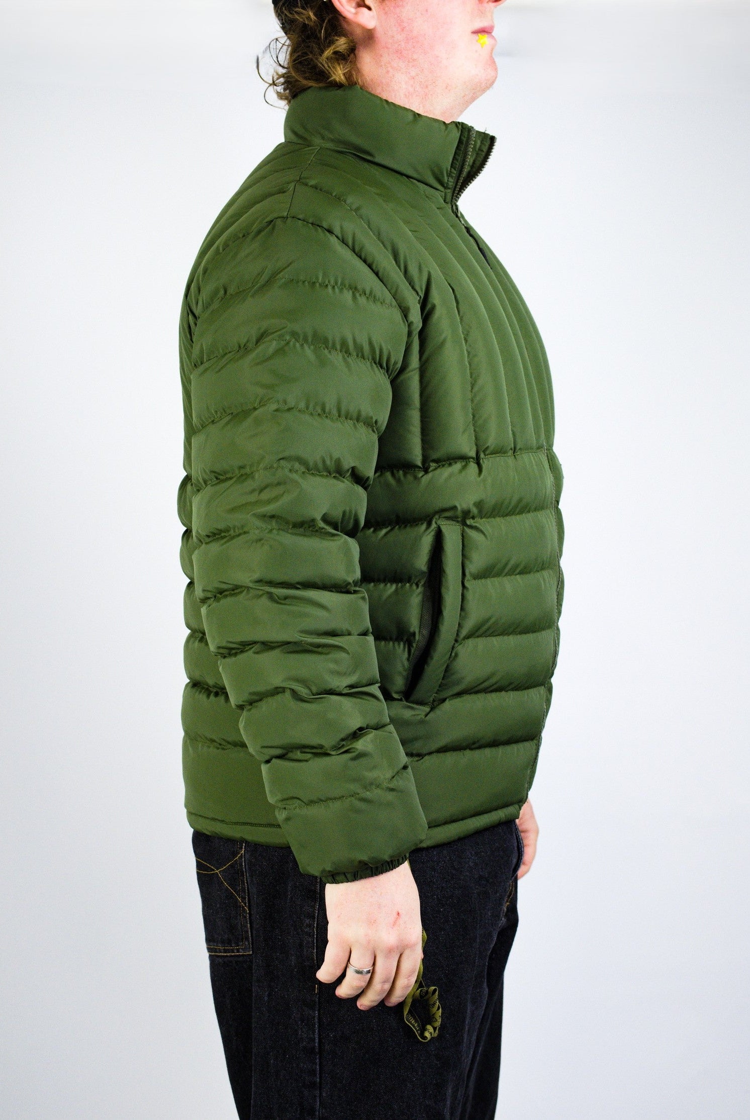 Theories of atlantis - ludlow puffer jacket - sage green