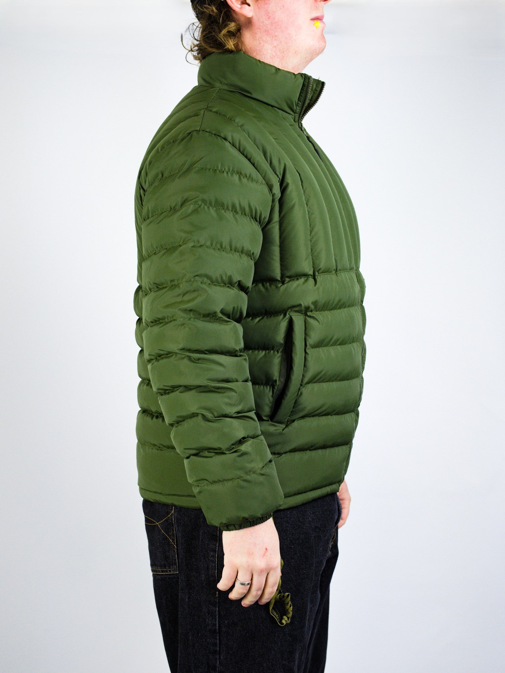 Theories of atlantis - ludlow puffer jacket - sage green