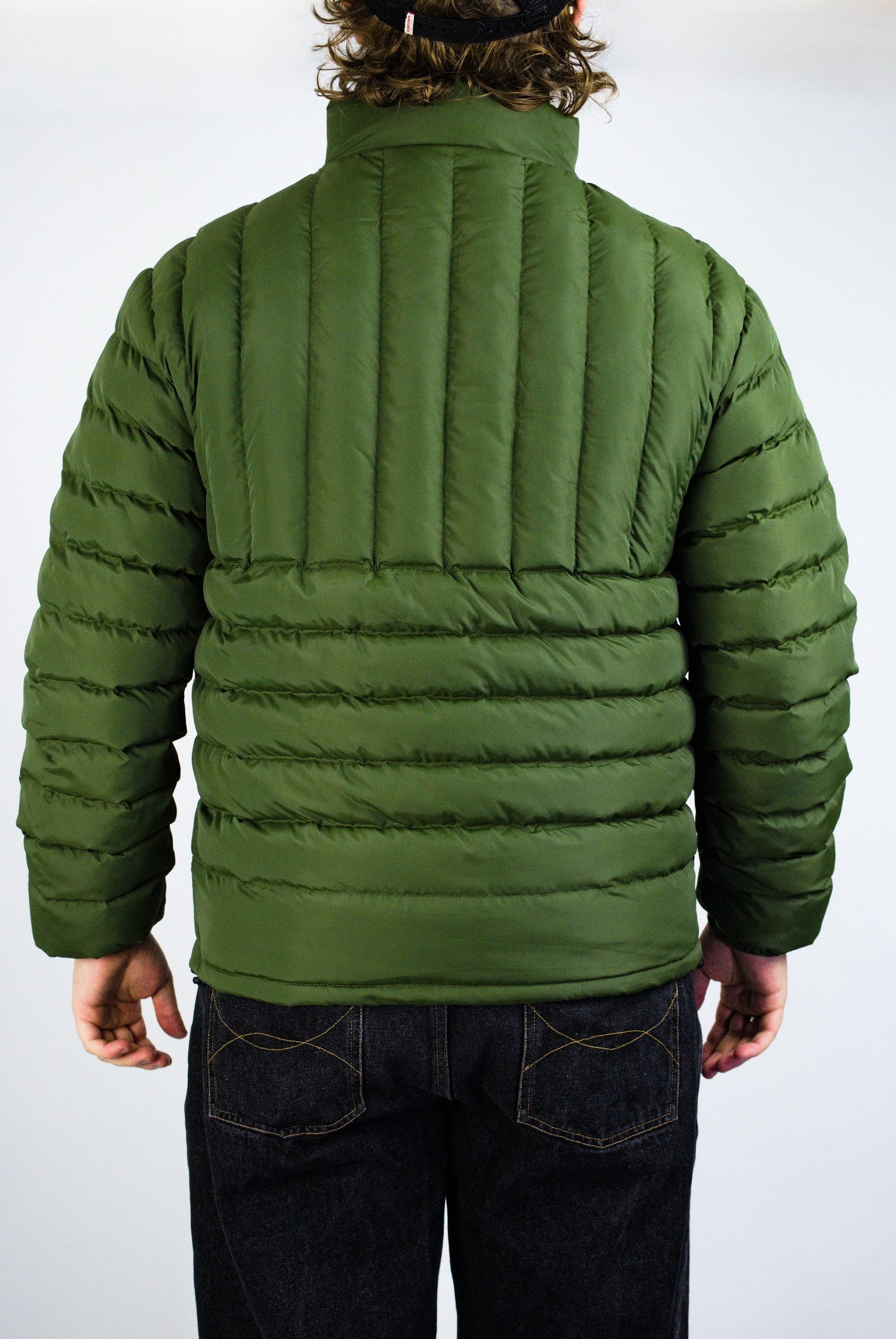 Theories of atlantis - ludlow puffer jacket - sage green