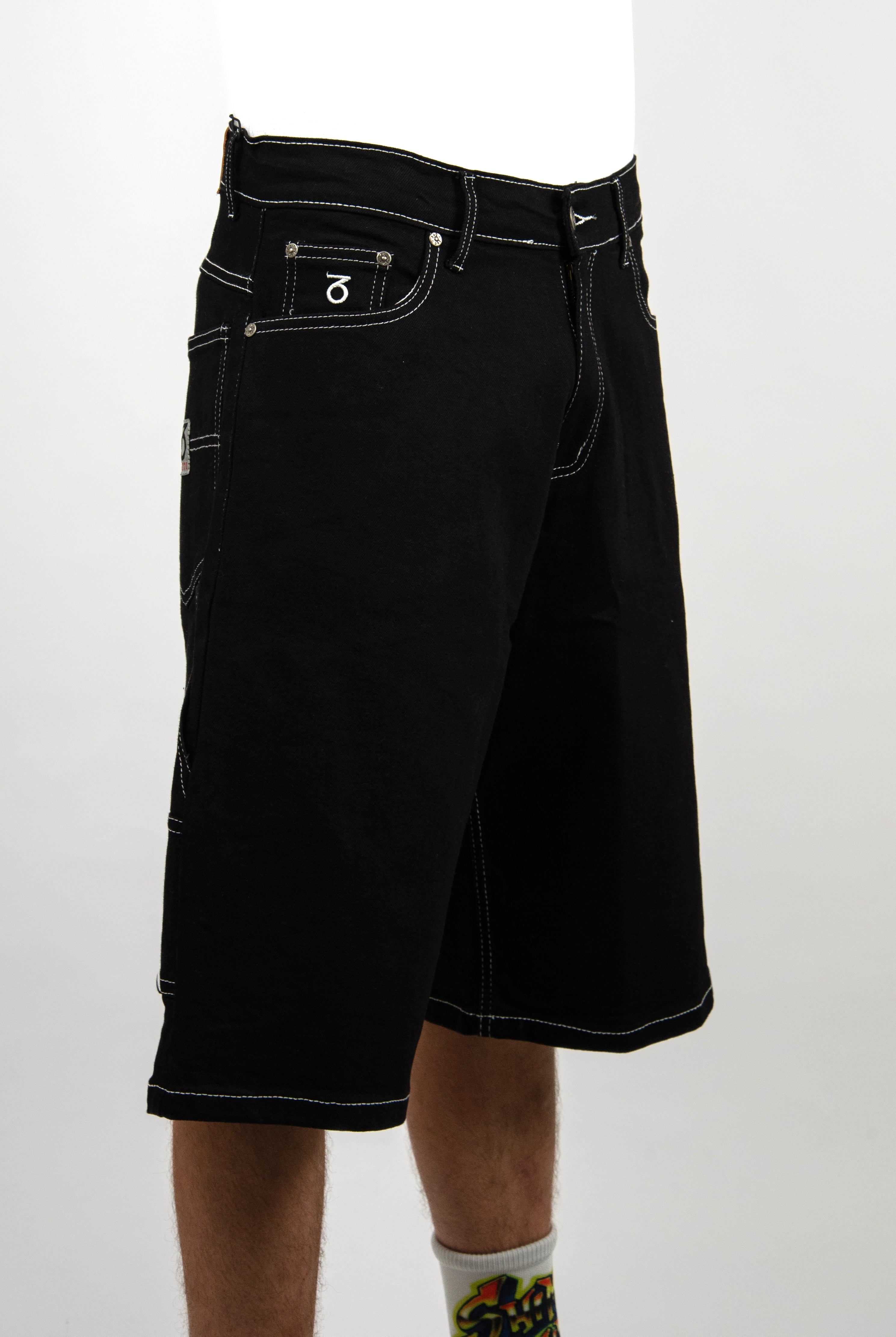 28 three sixty clothing loose fit carpenter shorts black last pair black denim shorts