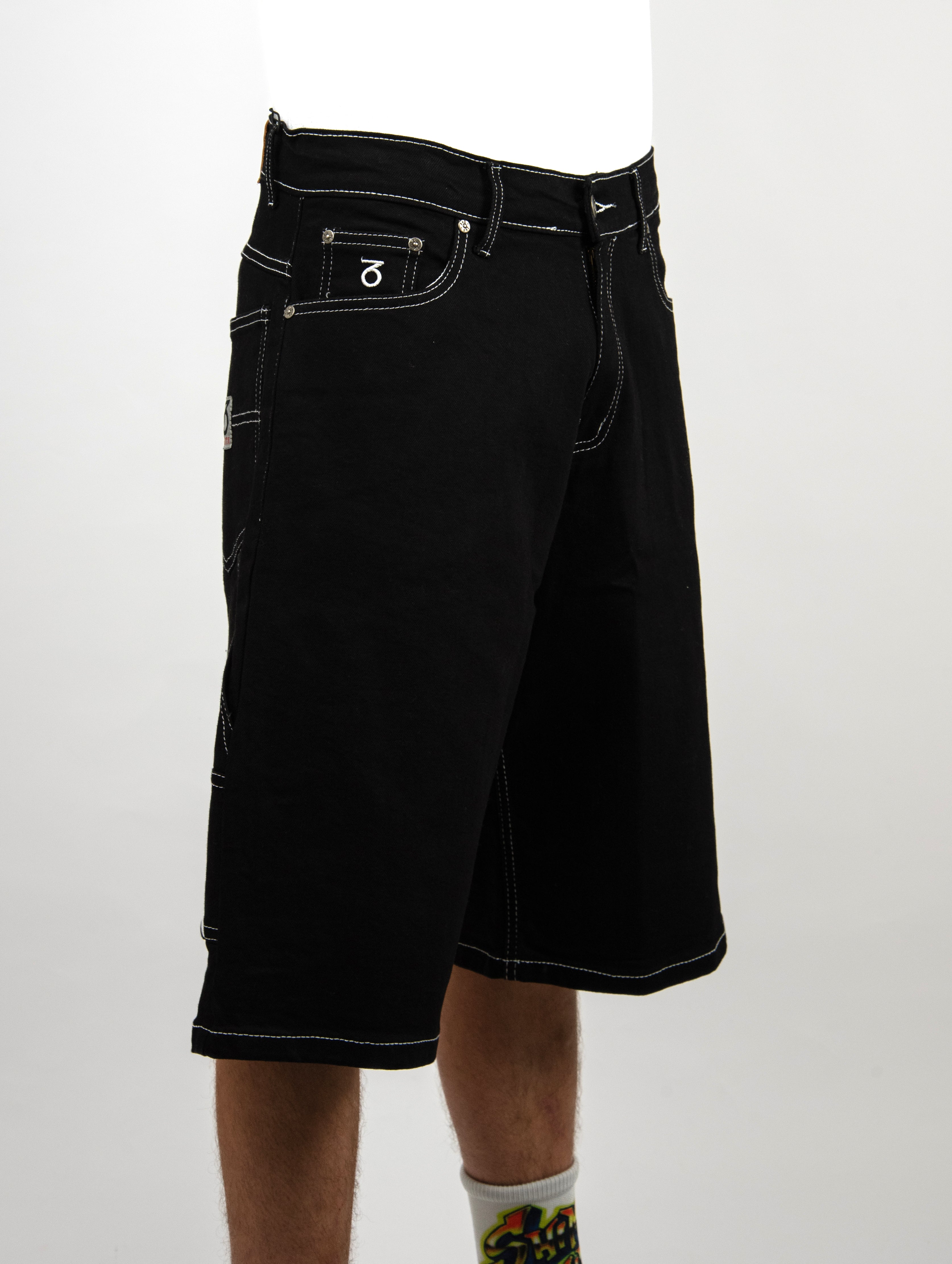28 three sixty clothing loose fit carpenter shorts black last pair black denim shorts