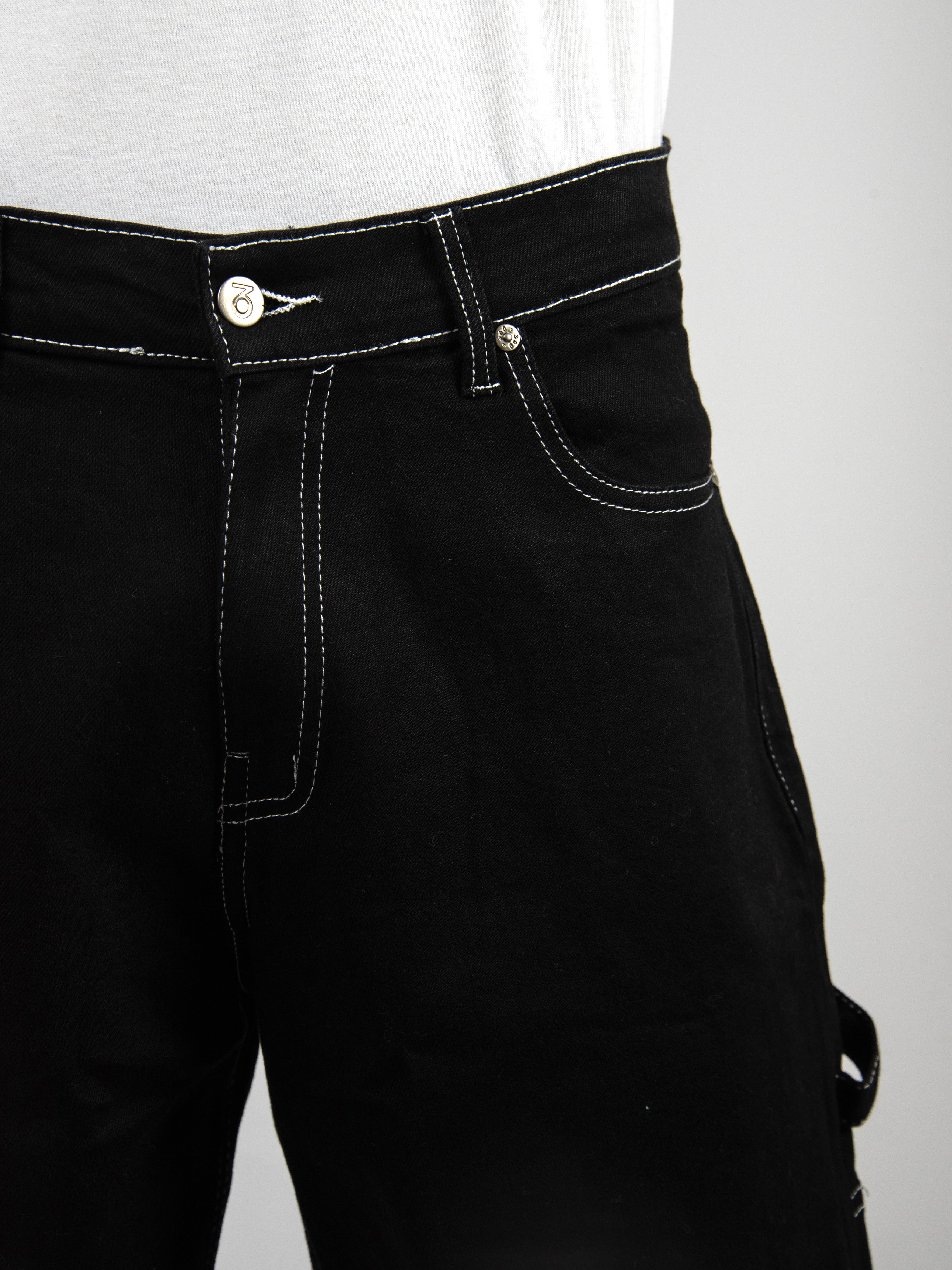 28 three sixty clothing loose fit carpenter shorts black last pair black denim jeans