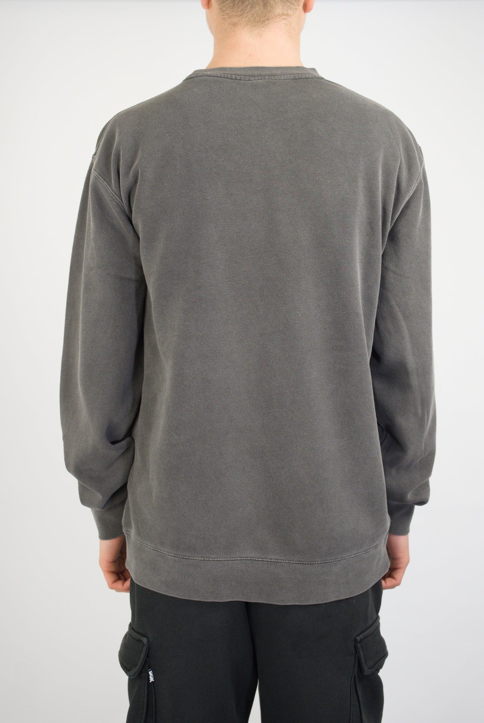 Thunder - screaming grimple crew sweatshirt - pigment grey