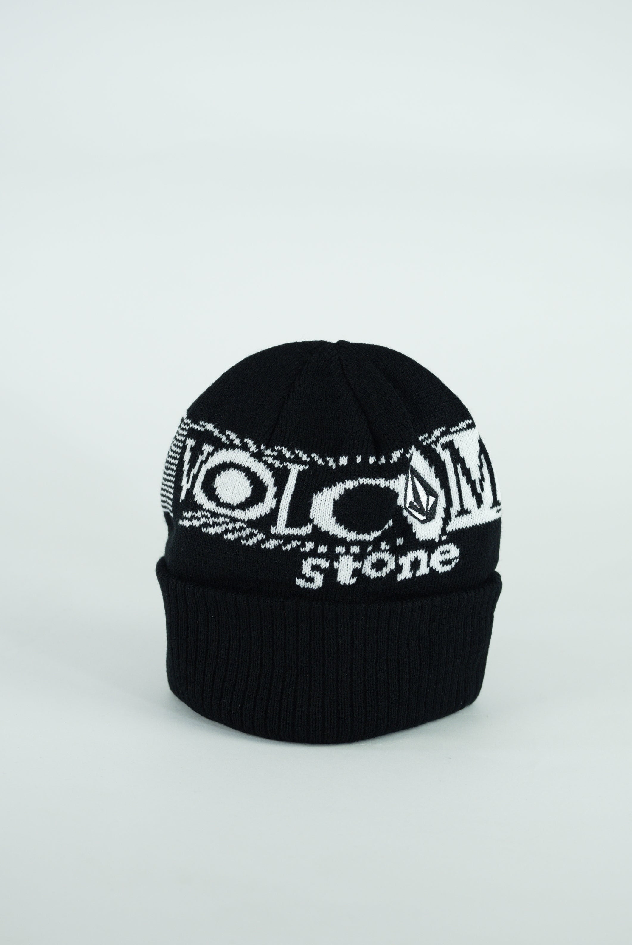 Volcom - lib stone legacy beanie - black black knit beanie