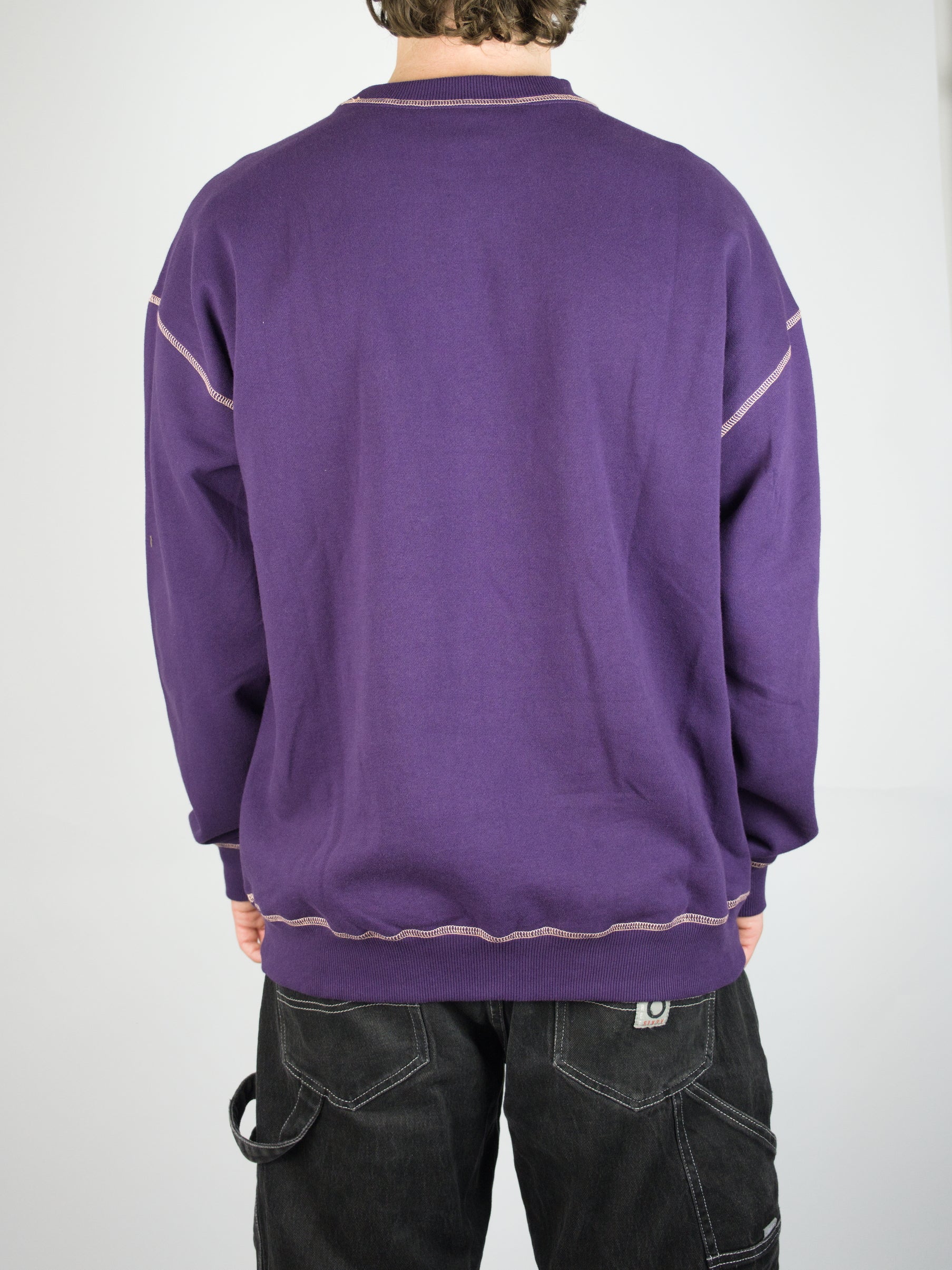 Xl volcom - podcol sweatshirt - grape royal only