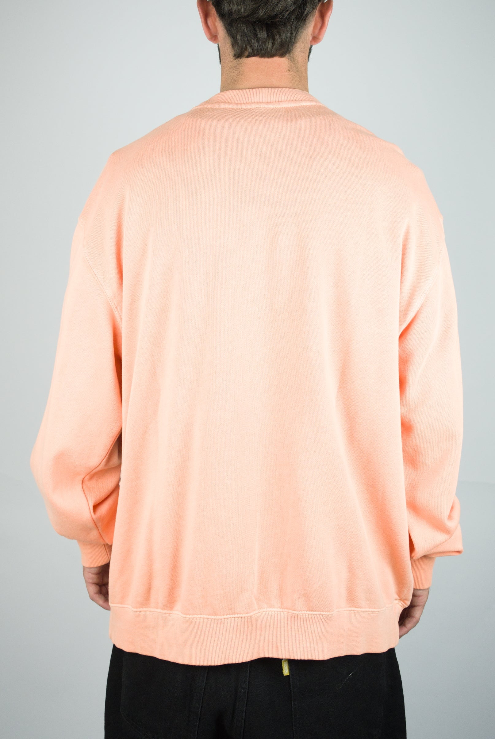 Volcom - single stone sweatshirt - brushed terry cloth - pale peach