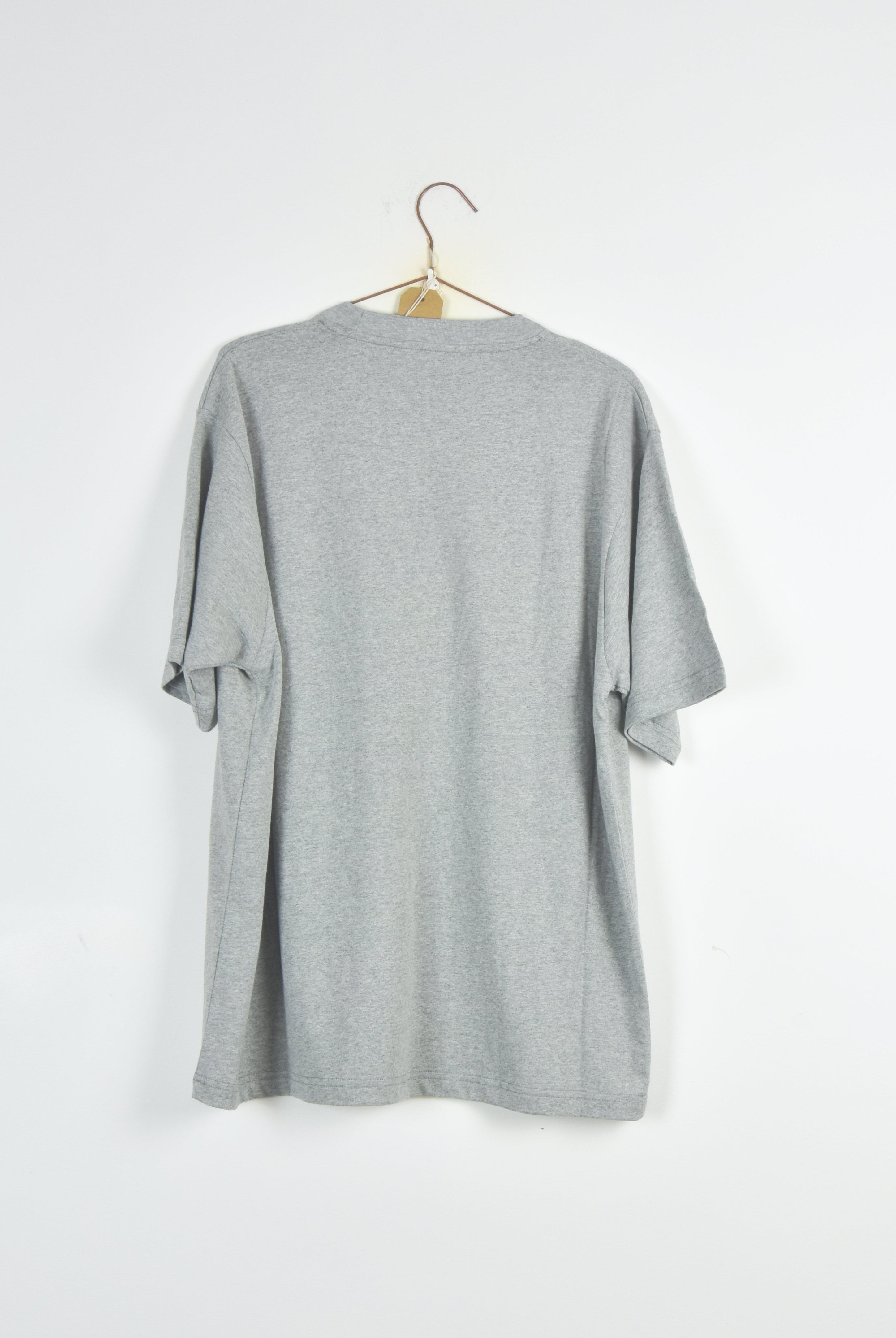 Xl wknd - cupig tee shirt - heather grey plain gray t-shirt