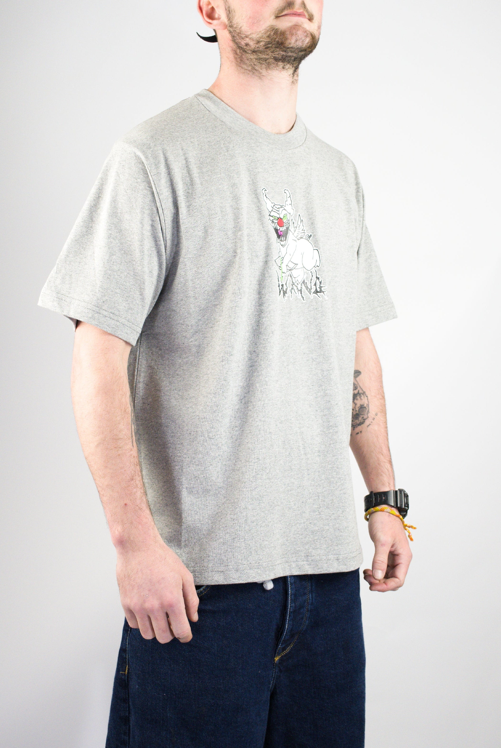 Xl wknd - cupig tee shirt - heather grey light gray t-shirt