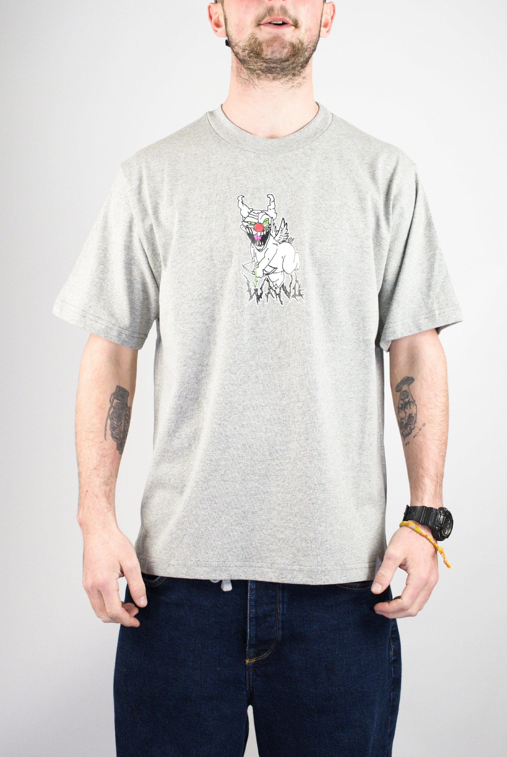 Xl wknd - cupig tee shirt - heather grey light gray t-shirt
