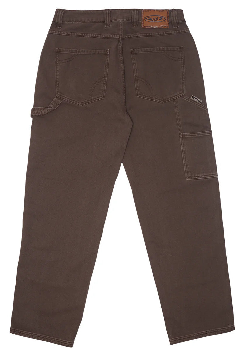 Wknd - damn near carpenter jeans - washed brown