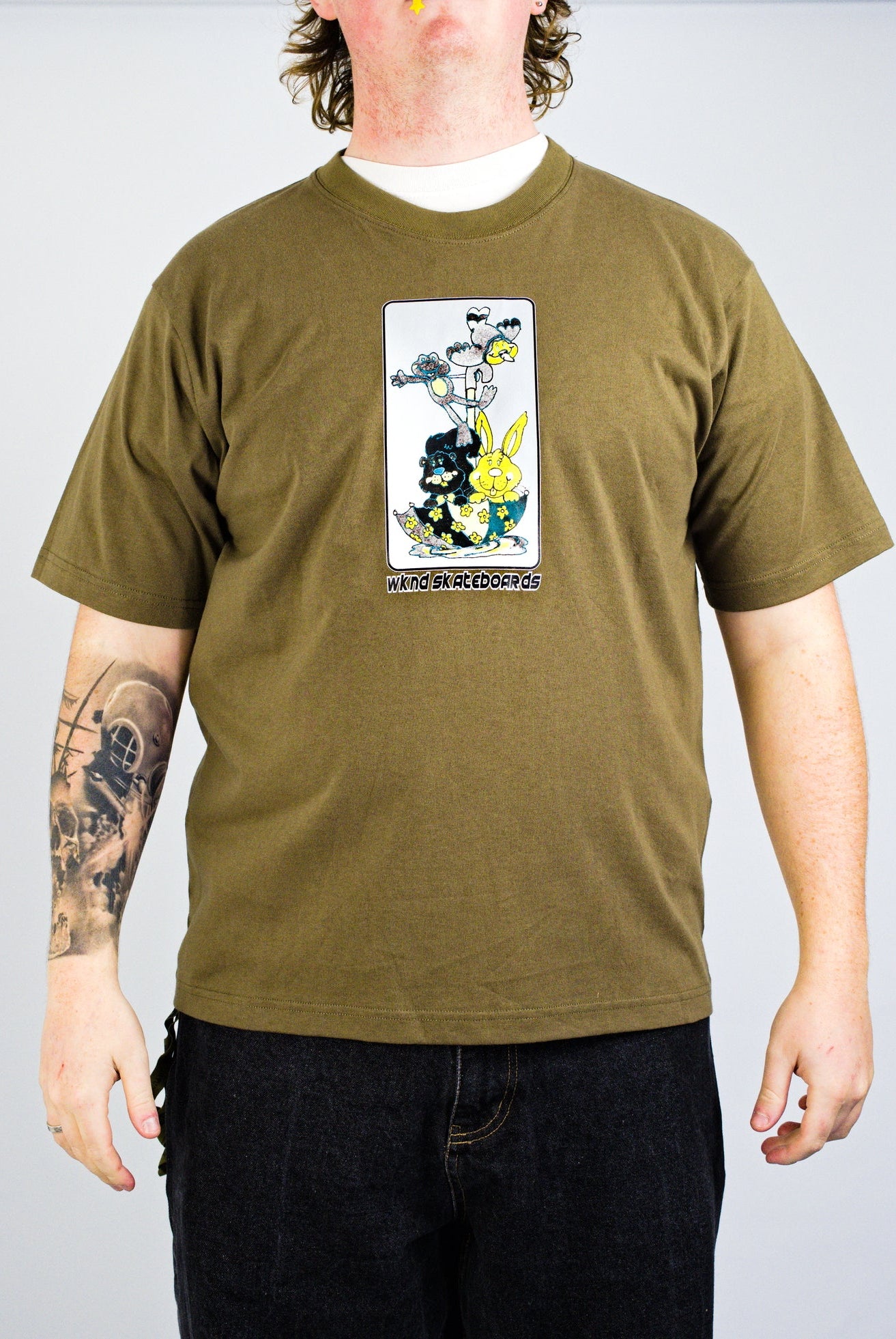 Wknd - fairweather tee - faded green