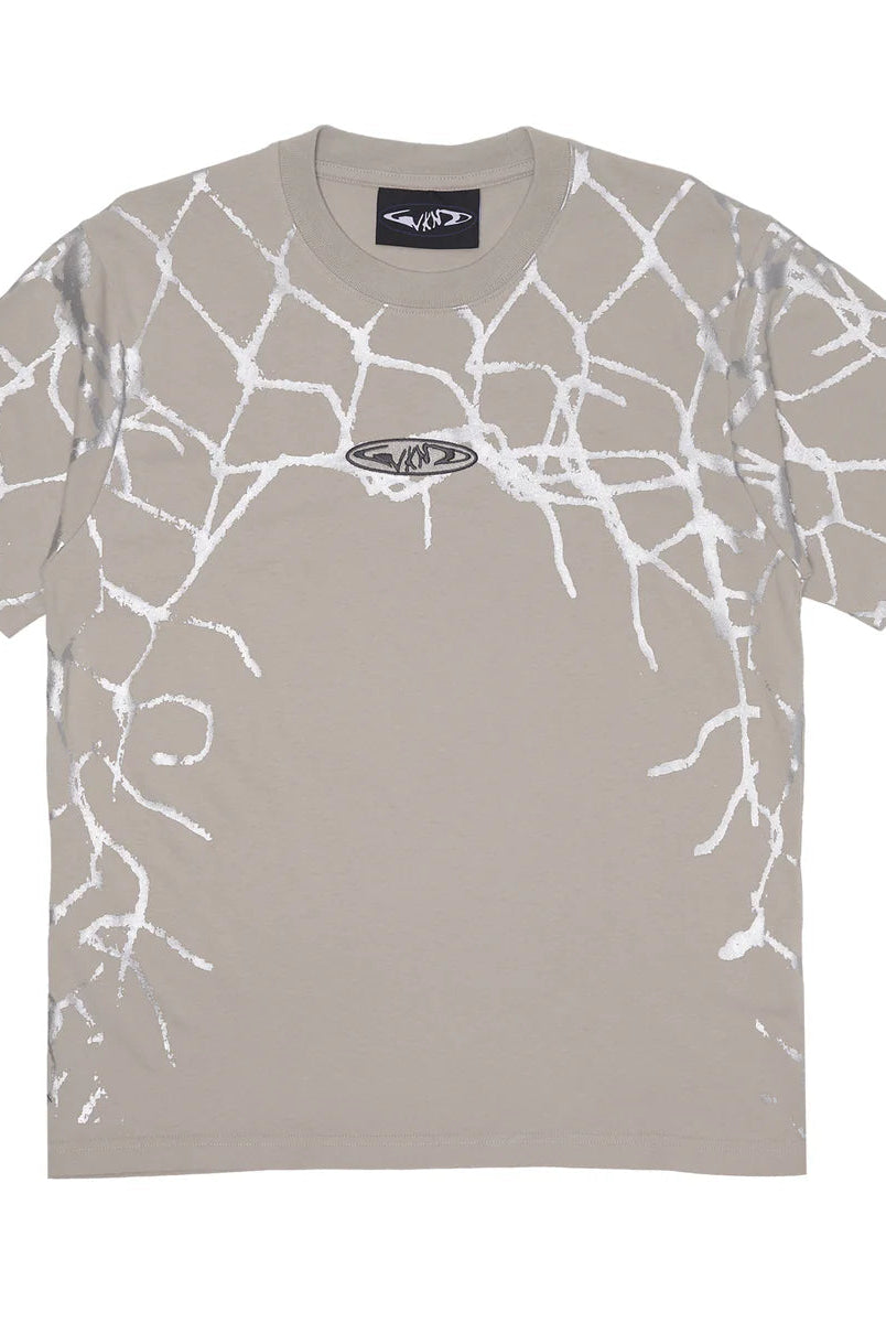 Wknd - fishbone emblem tee - mist