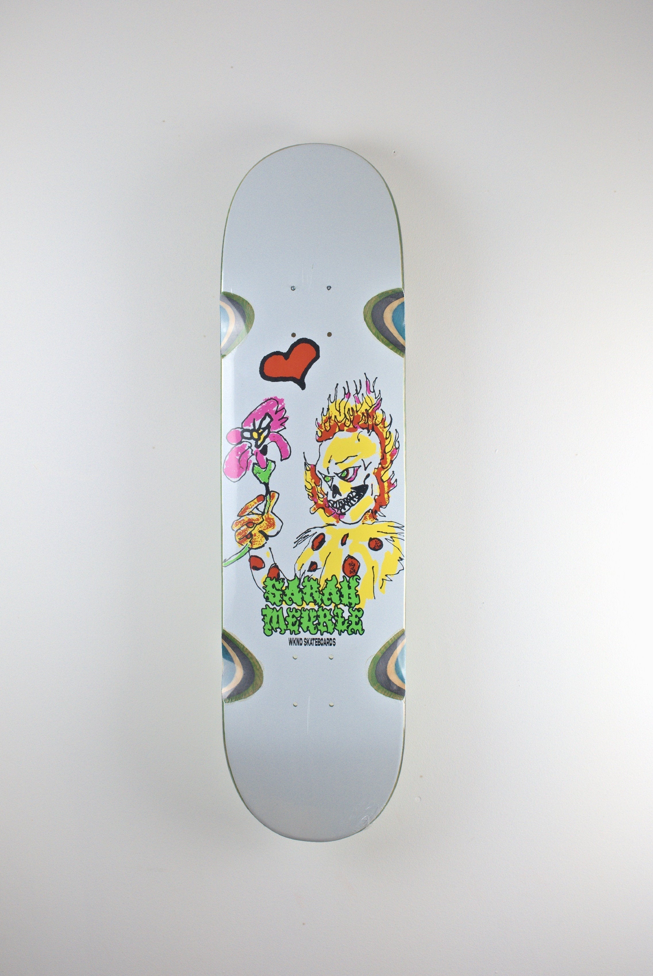 Wknd – gotham berg” sarah meurle pro model skateboard deck 8.375’’ ww shape skateboard deck colorful