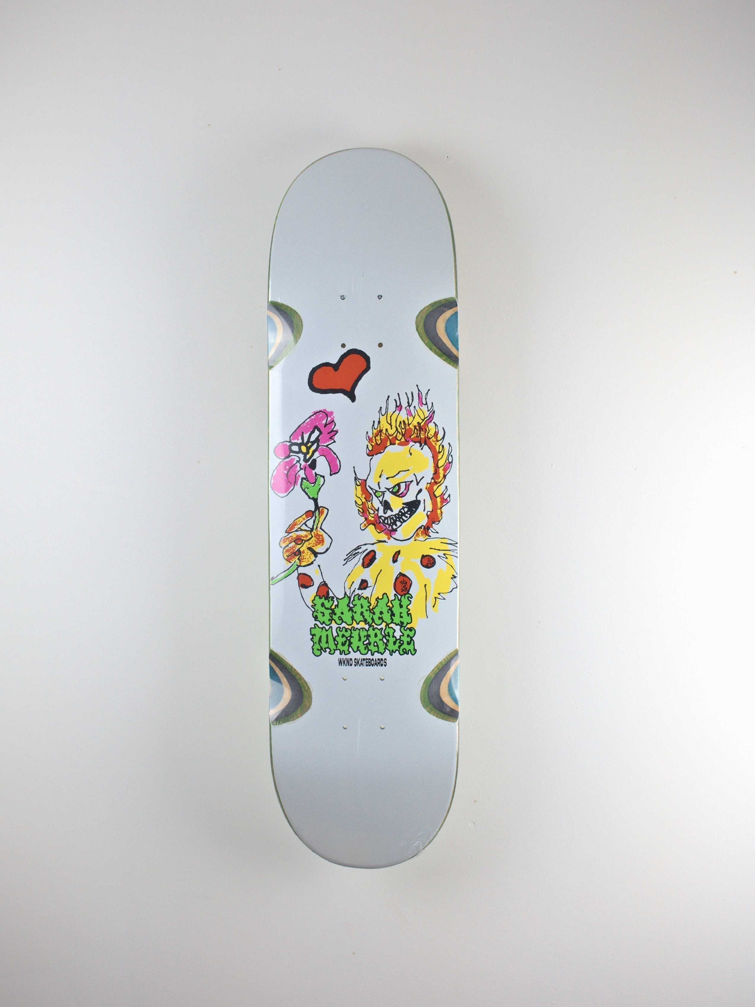 Wknd – gotham berg” sarah meurle pro model skateboard deck 8.375’’ ww shape skateboard deck colorful