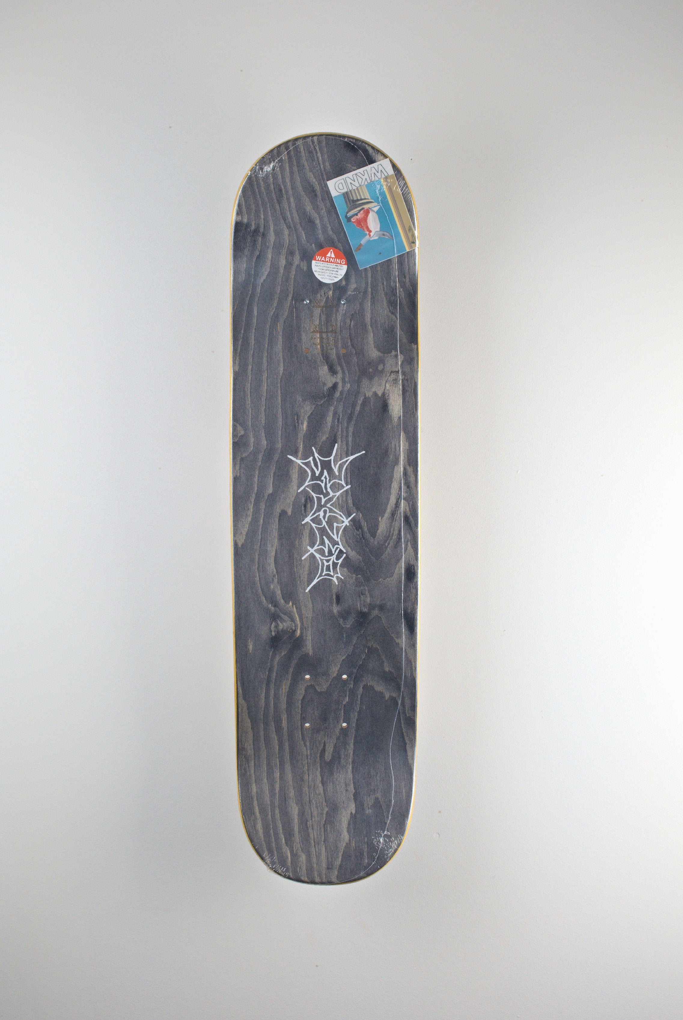 Wknd - ’last life’ christian maalouf pro model skateboard deck - 8.25 va shape dark gray skateboard