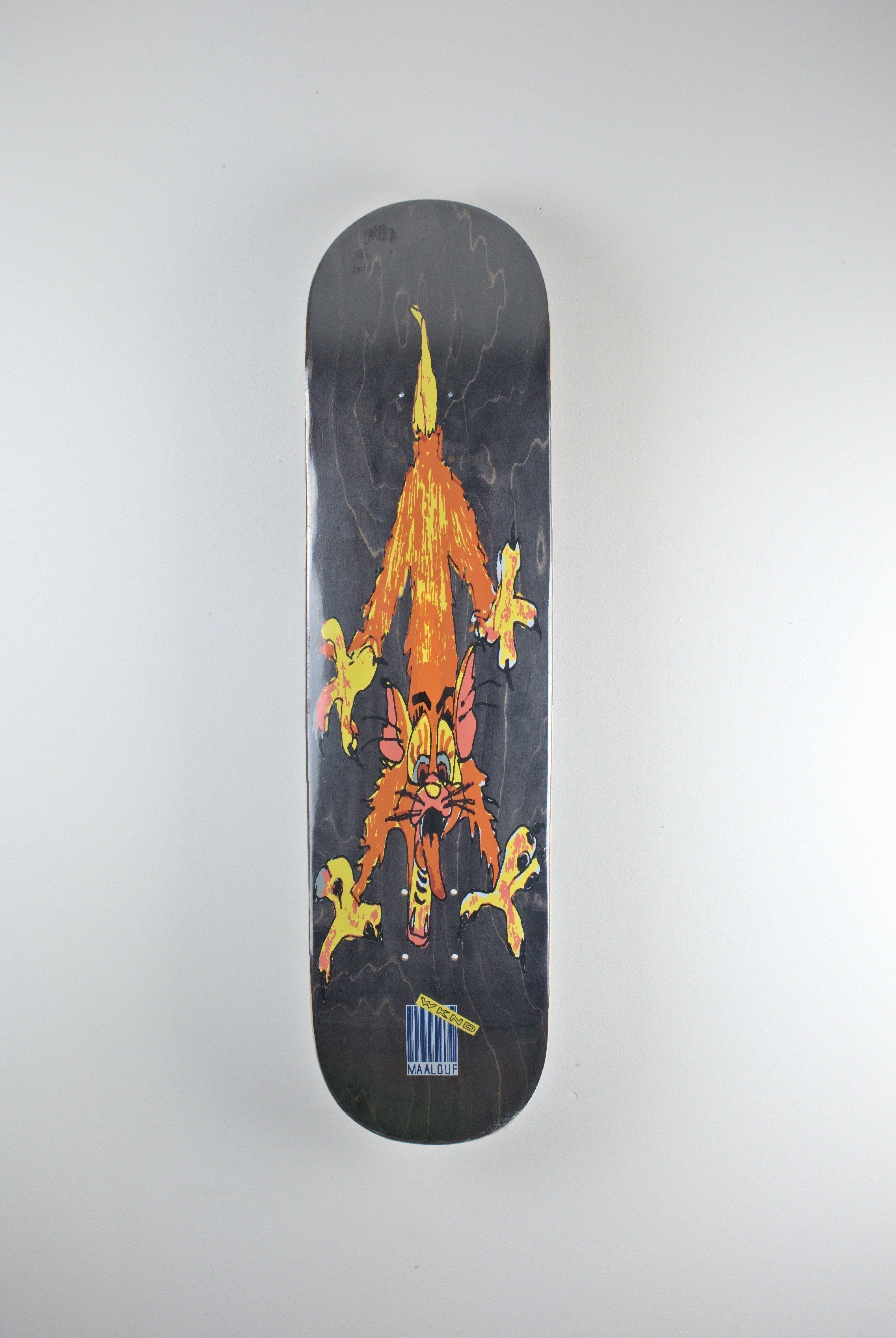 Wknd - ’last life’ christian maalouf pro model skateboard deck - 8.25 va shape skateboard deck colorful