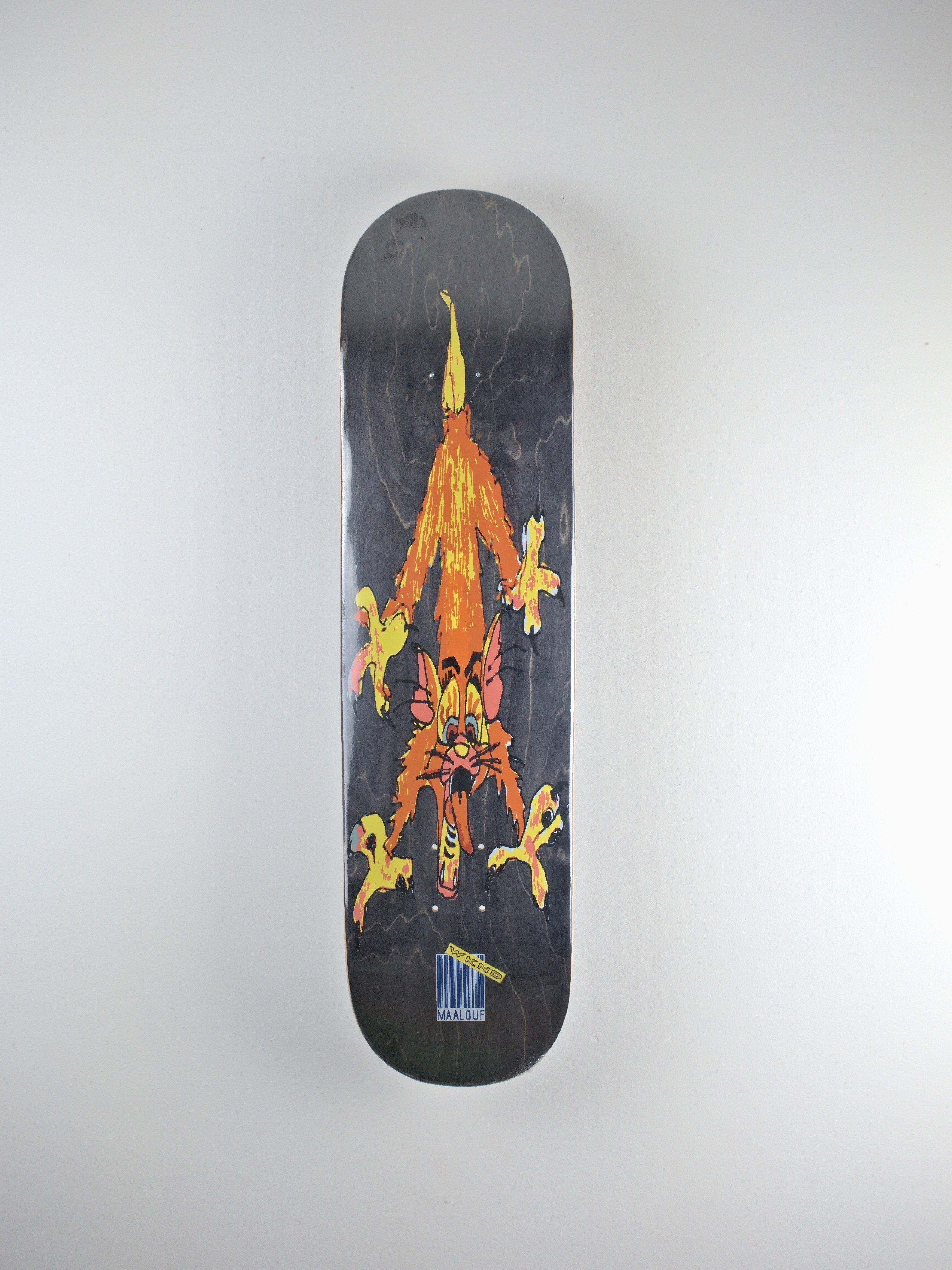 Wknd - ’last life’ christian maalouf pro model skateboard deck - 8.25 va shape skateboard deck colorful