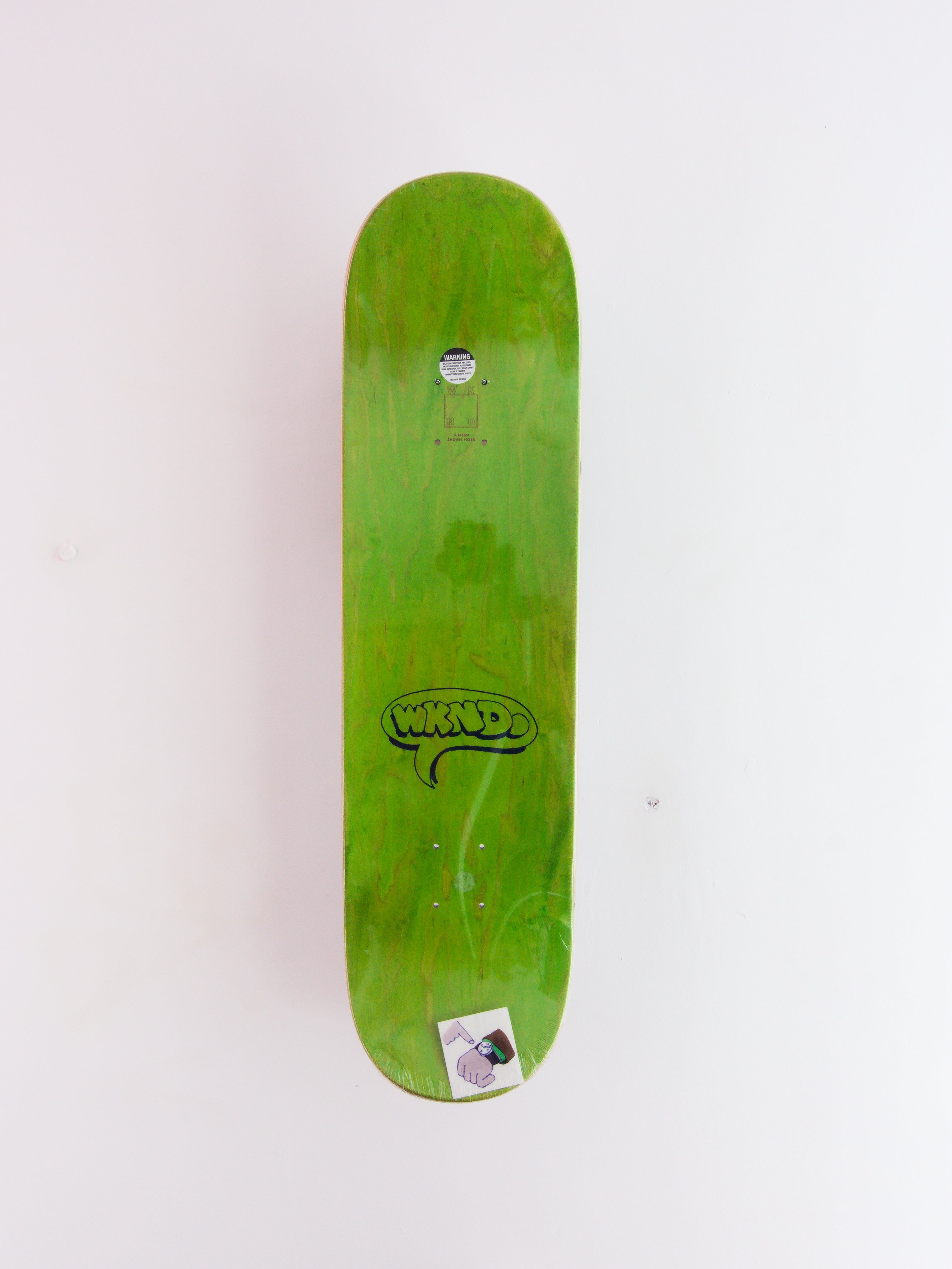 Wknd - ’psycho’ tom karangelov skateboard deck - 8.375 shovel nose