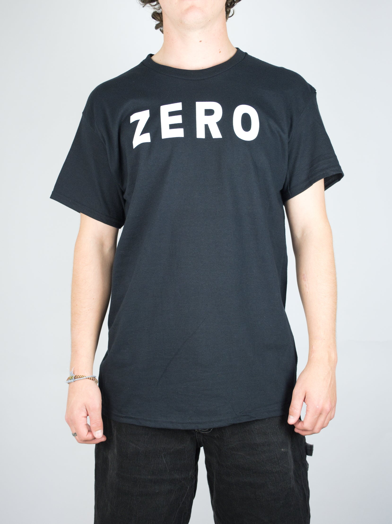 Zero - army tee shirt - black / white