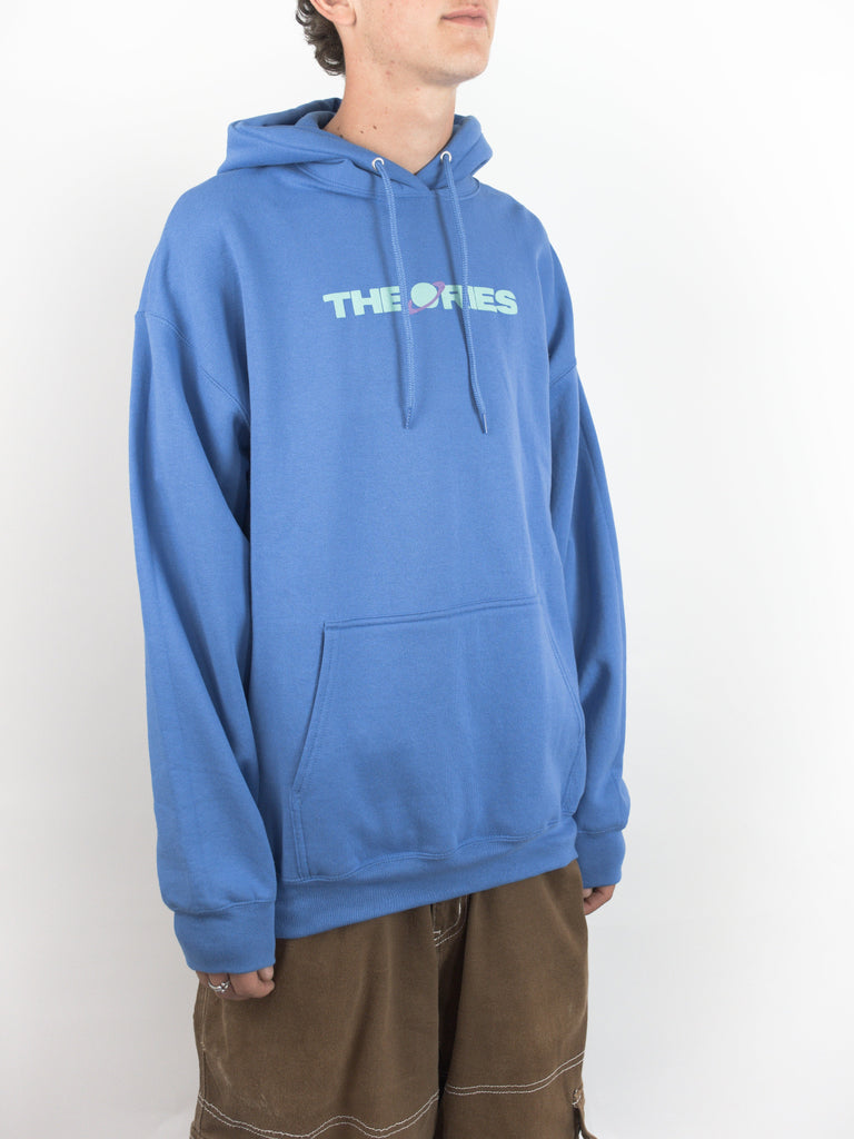 Blue Hoodie Sweatshirt with THE FRIES on front from Theories Of Atlantis - Orbit Medium Weight