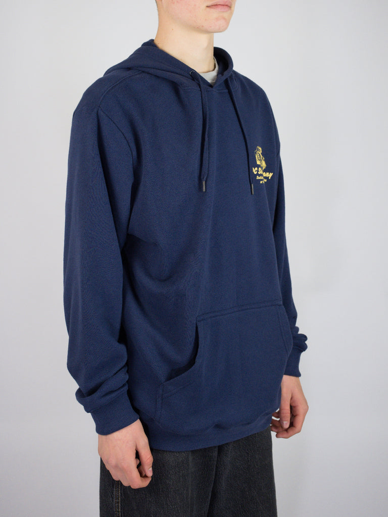 Dc shoes fix up pull over hoodie - dress blue grind supply company uk