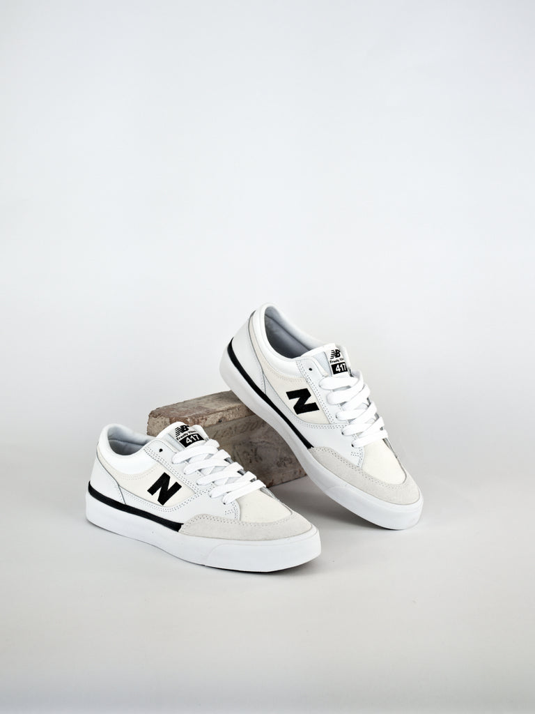 New Balance Numeric Frankie Villani Pro Skate Shoe in white and black, stylish and durable