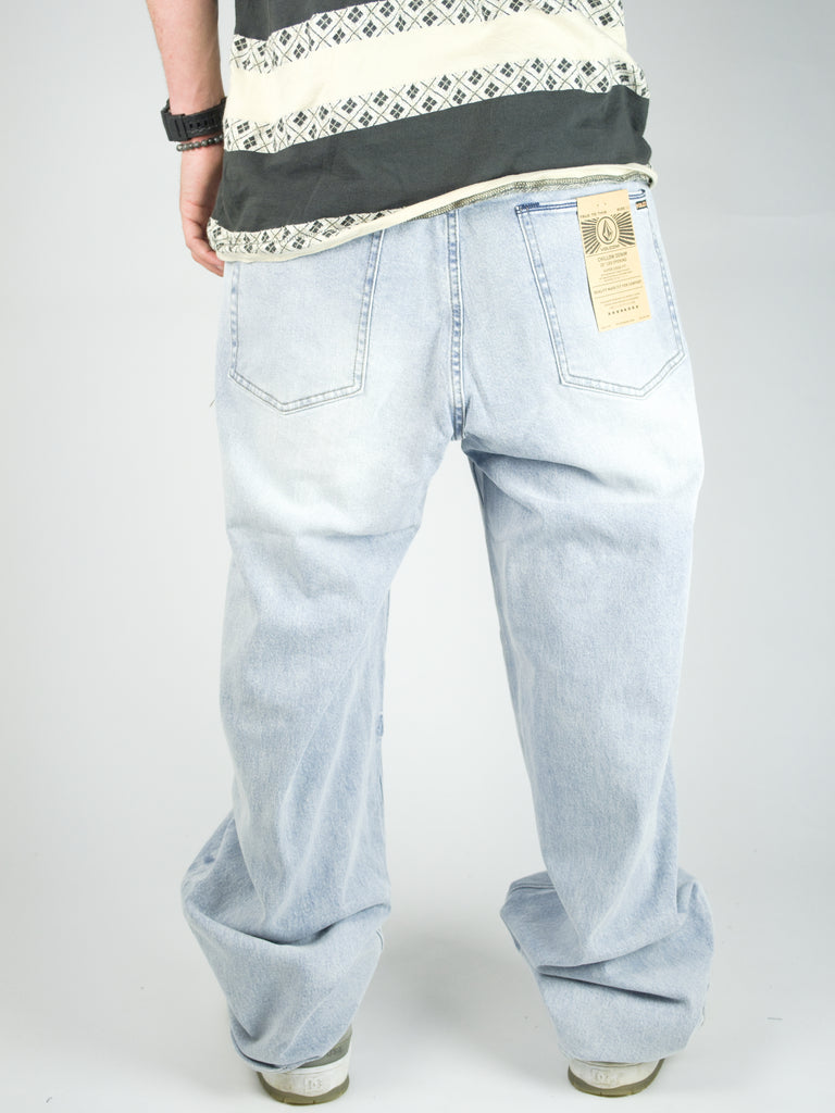 Volcom - chillows baggy denim - desert dirt indigo blue