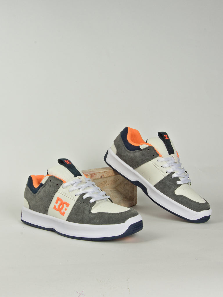 Dc shoes - lynx zero - grey blue orange footwear grind supply company uk