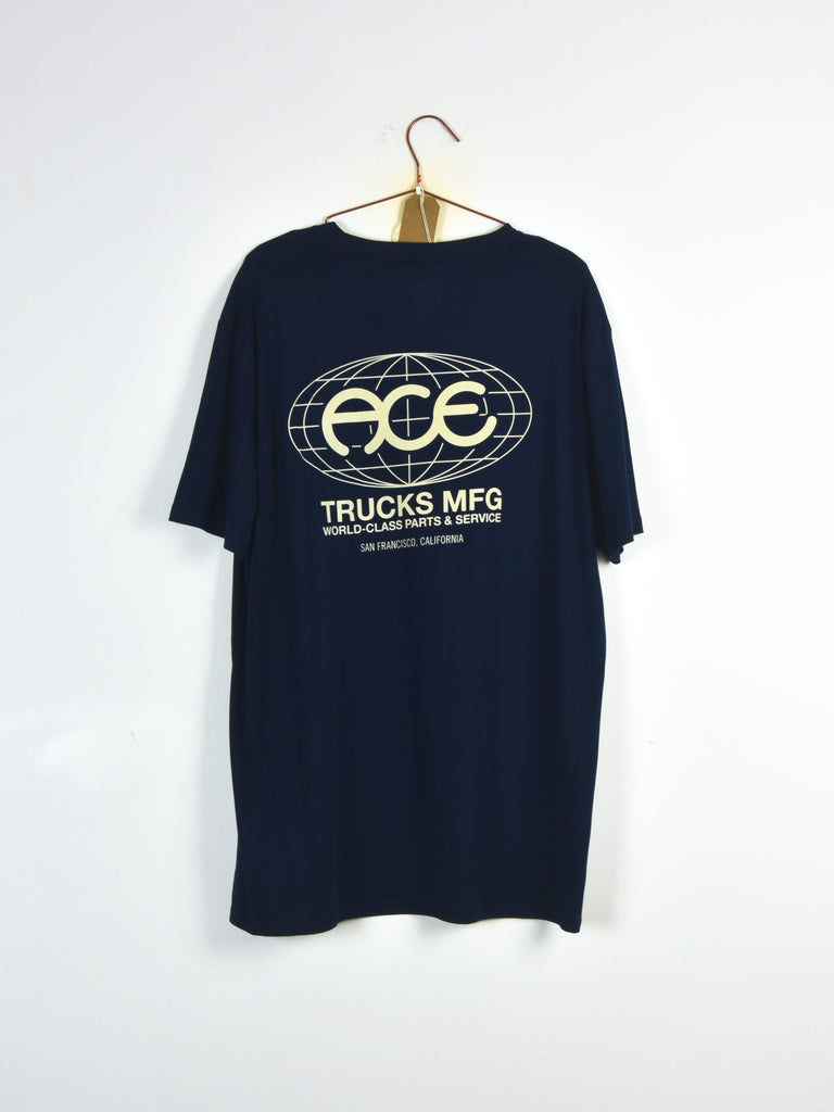 Ace class tee shirt - navy t grind supply company uk