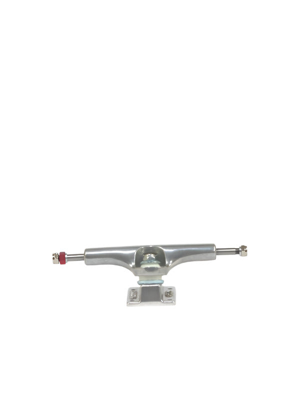 Silver metal skateboard truck from Ace Trucks - Af1 66’s, suitable for 9.00-9.25 boards