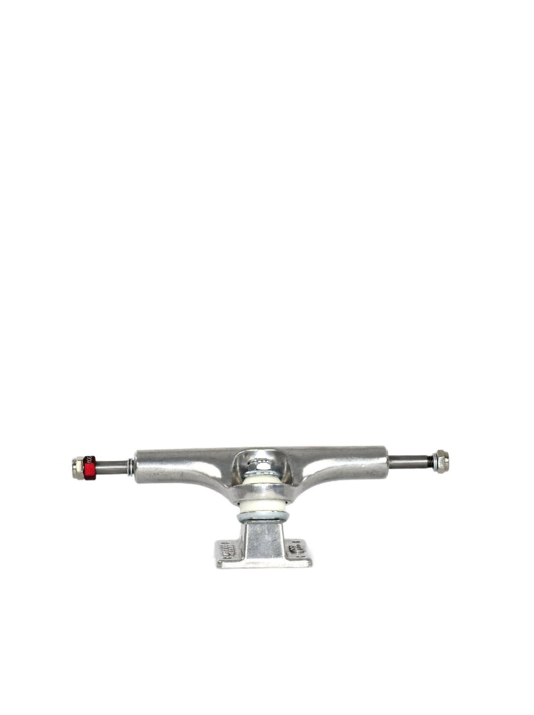 Metal skateboard truck with silver finish from Ace Trucks AF1 Hollow 55, 8.50 size