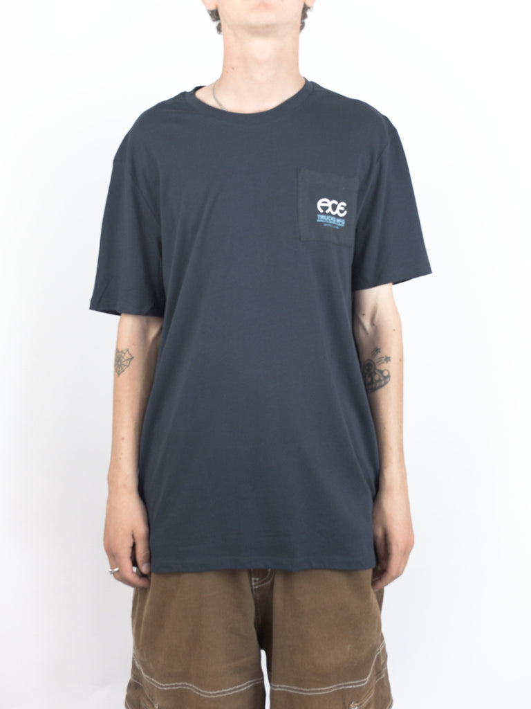 Dark gray Ace Trucks Class T Shirt featuring a small logo on the chest