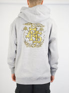 Anti hero - customs hoodie - heather grey