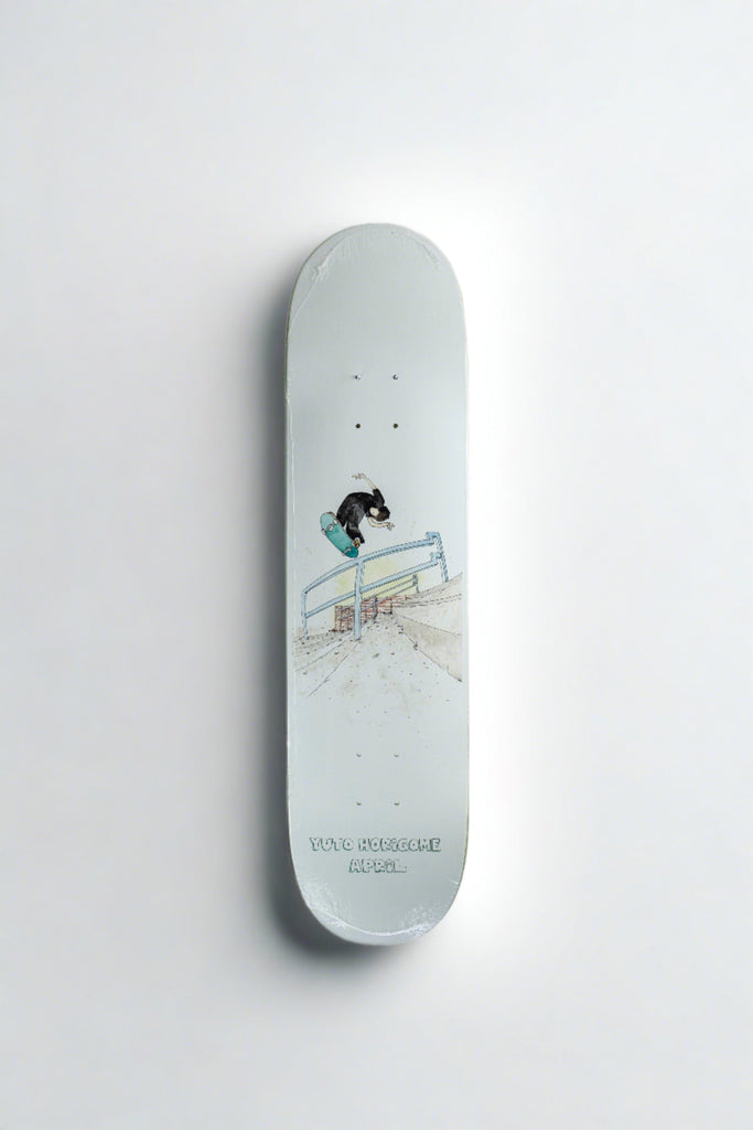 April Skateboards Henry Jones Artist Series Yuto Horigome Sylmar Deck Minimalist Skater Illustration