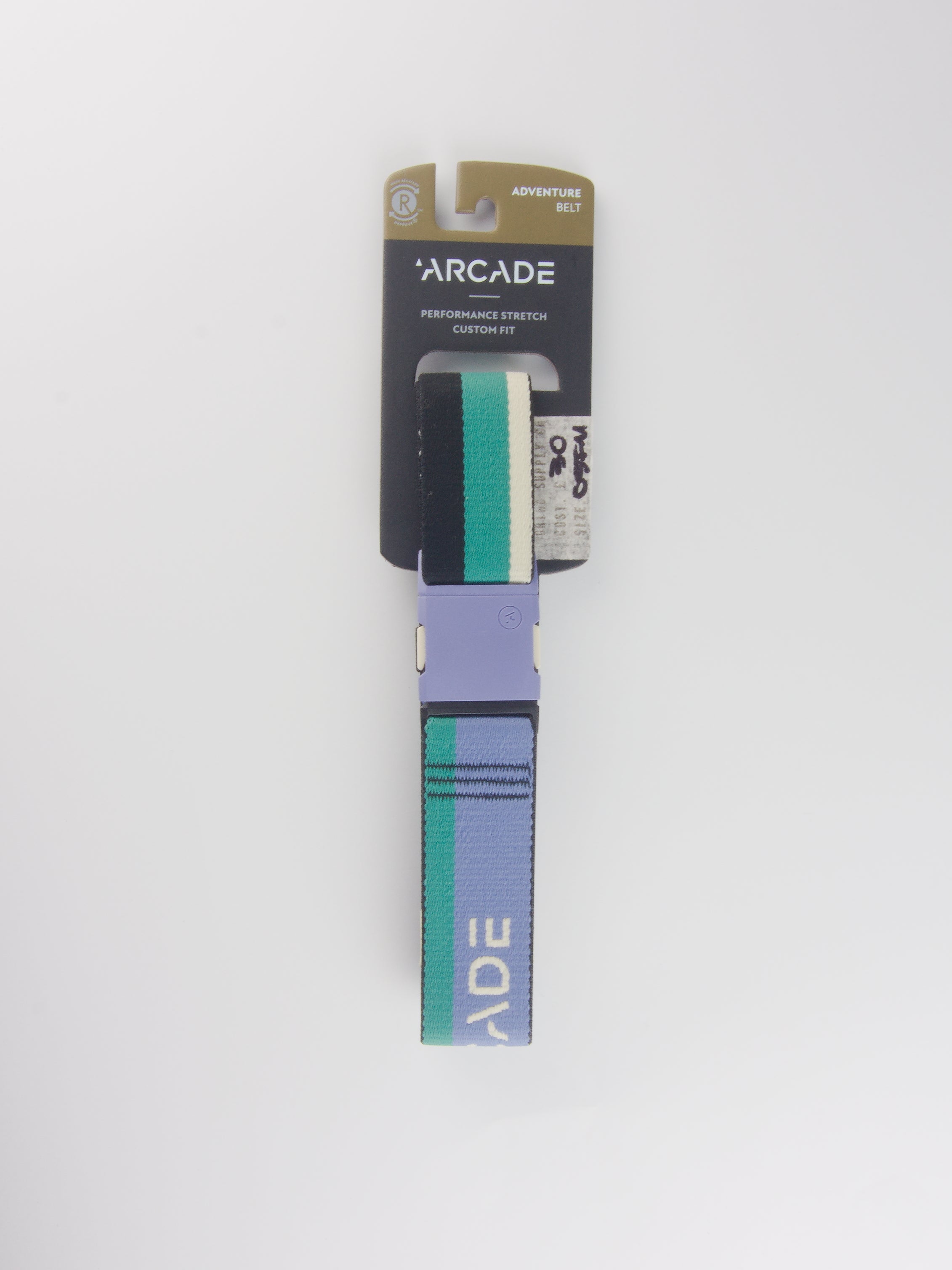 Arcade - performance stretch aventure belt - siera periwinkle / black