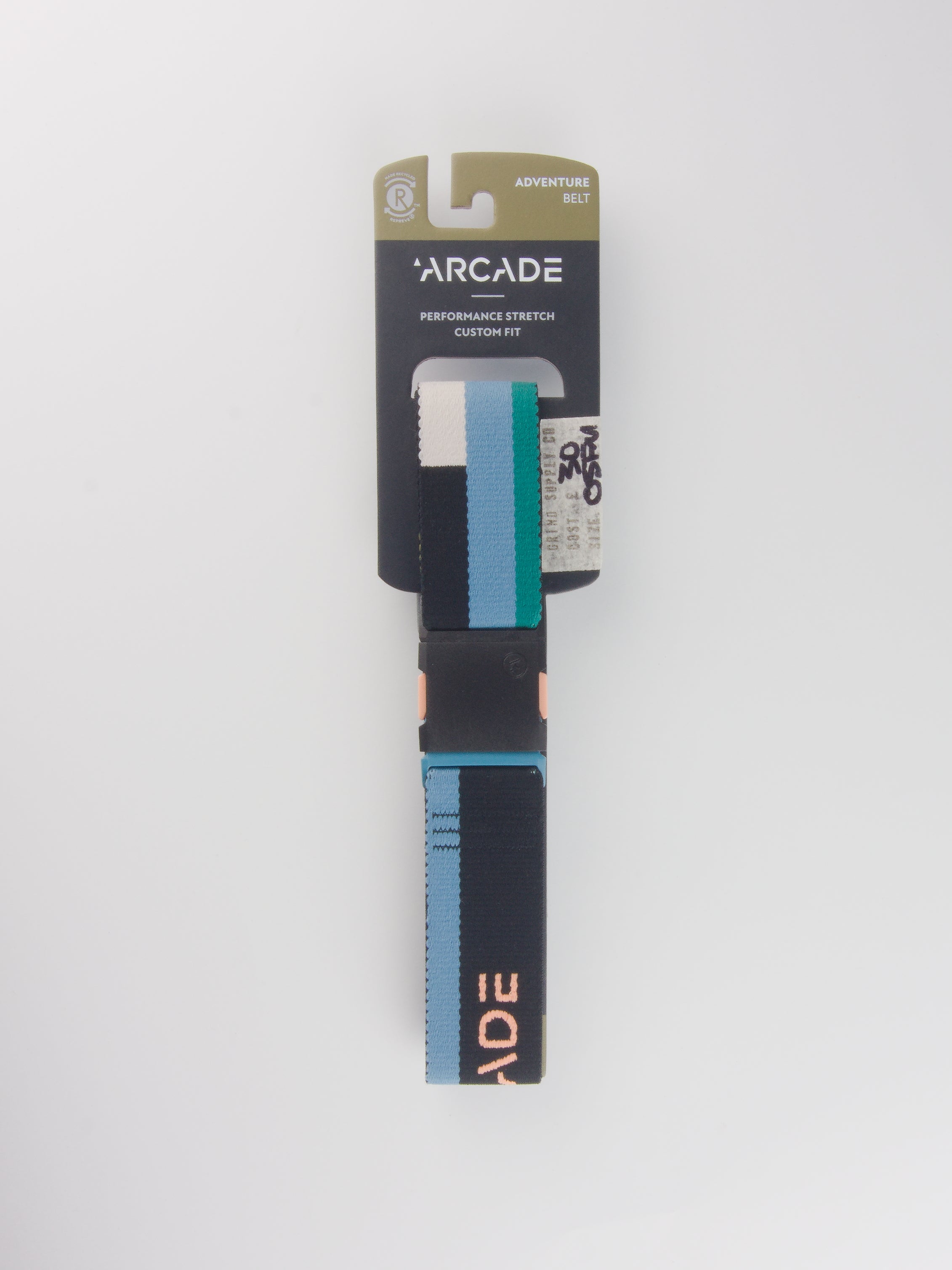 Arcade - performance stretch aventure belt - siera sherbert/ forest