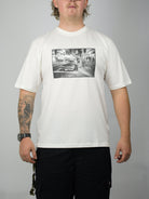 Bag lady - osaka nights tee shirt - white
