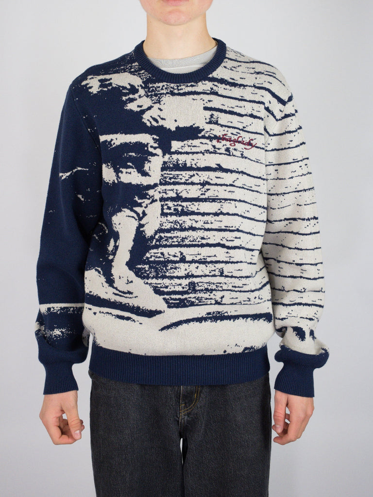 Bag lady supplies - cherub heavyweight knit sweatshirt grind supply company uk