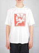 Xl bag lady supplies push tee shirt - white / red last
