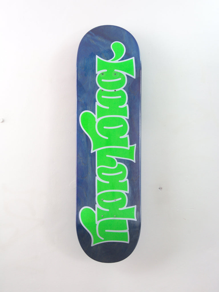 Bag lady – throw up skateboard deck blue stain 8.375’’ x 32 (medium concave) grind supply company uk