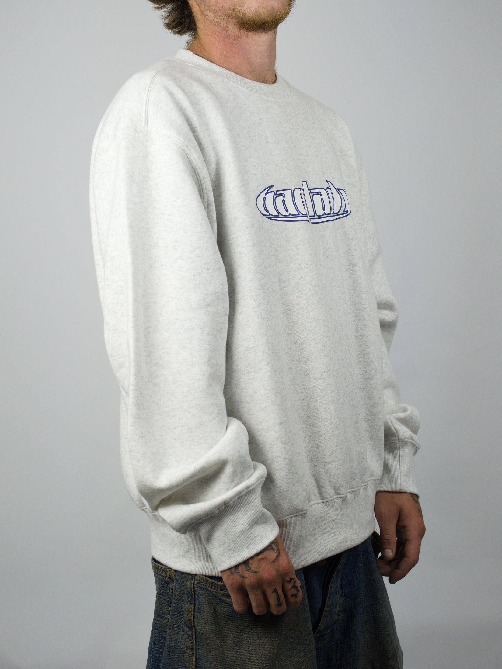 Bag lady - warp sweatshirt ash grey