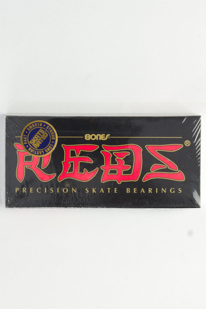 Bones bearings - reds - 8 pack - grind supply company uk