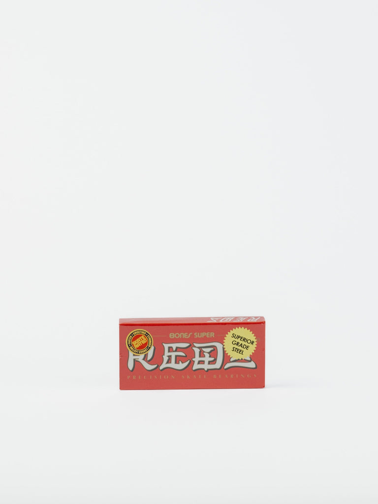 Red box of Rizla rolling papers featured with Bones Bearings Super Reds 8 Pack