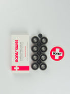 Bones bearings - swiss precision skateboard - pack of 8