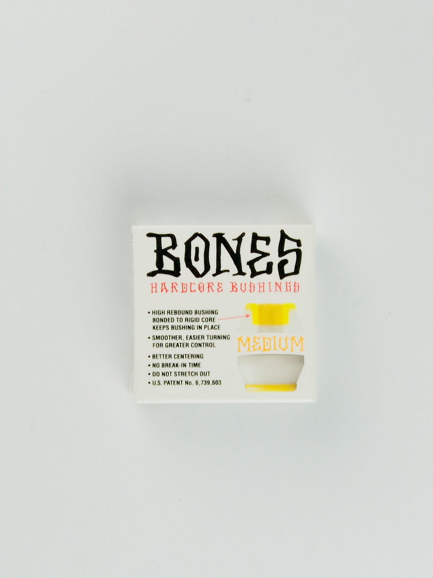 Bones - hardcore pro bushings - yellow medium 91a