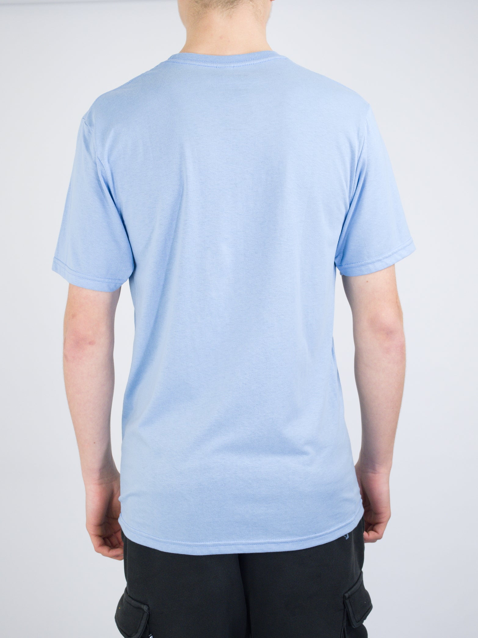 Bones - swiss logo tee - baby blue