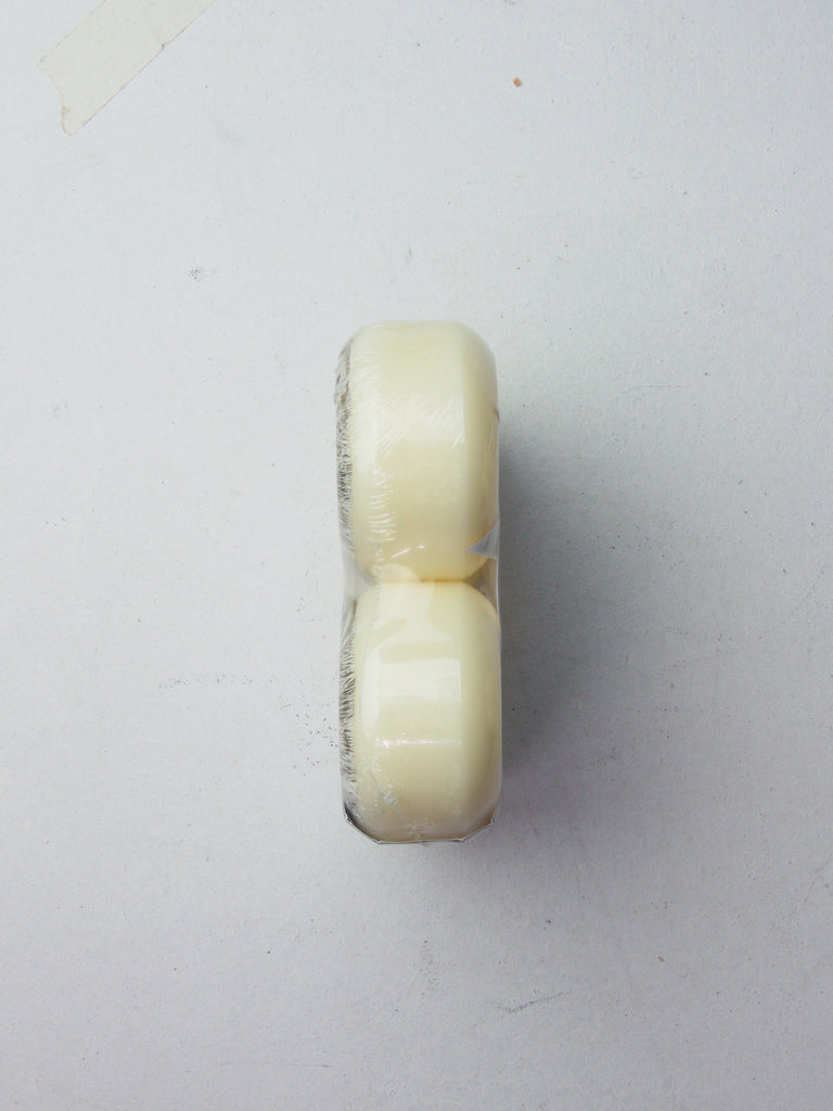 White pill or tablet split into two halves.