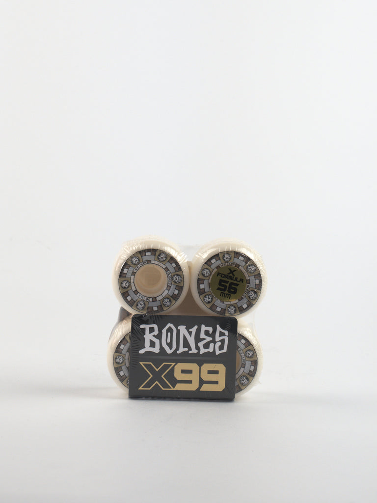 Bones wheels - x99 formula - timeless machine v5 sidecut 99a - 56 mm - skateboard small parts grind supply company uk
