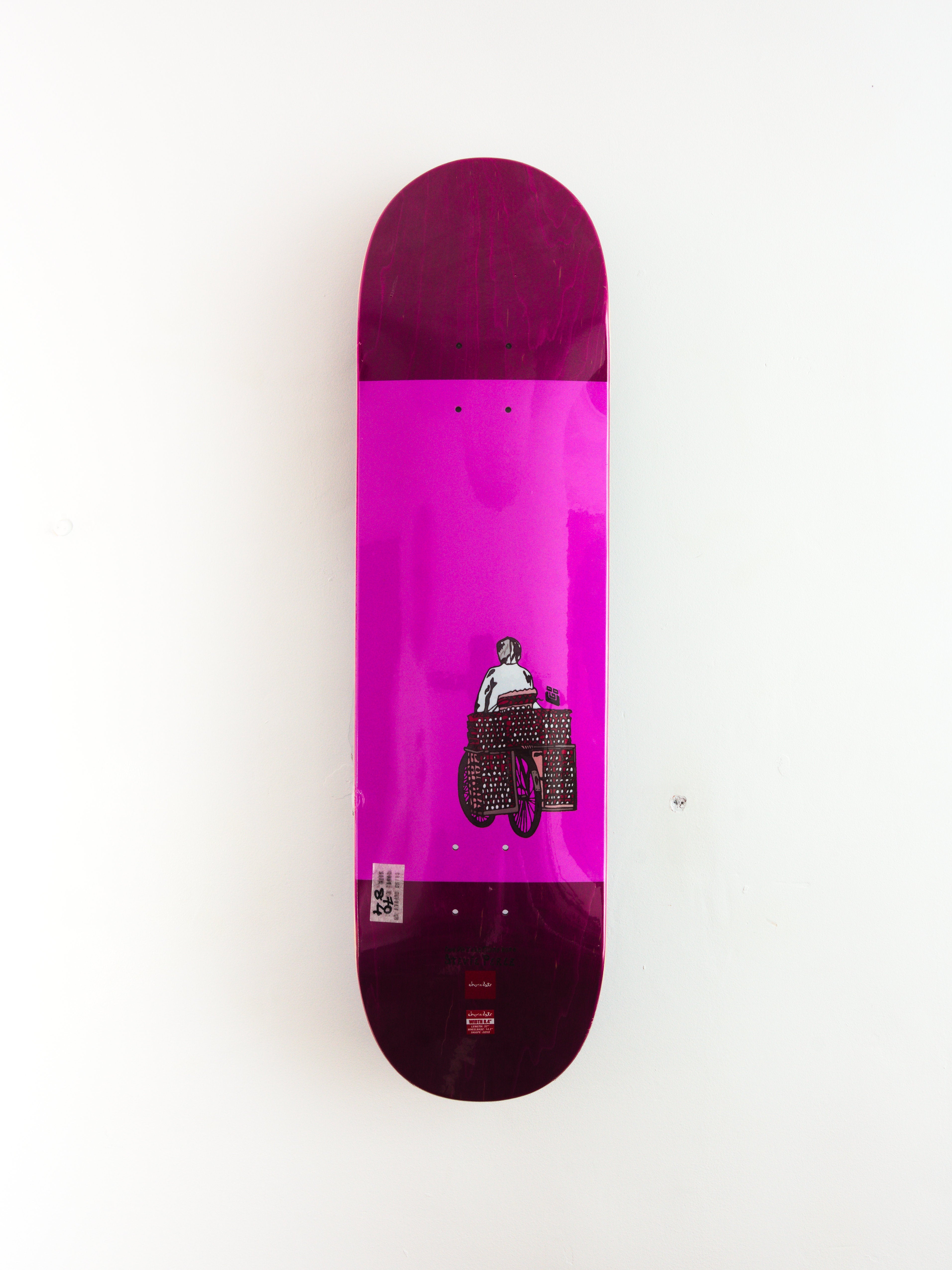 Chocolate skateboards - ’ cada dia’ stevie perez pro skateboard deck - 8.40 pink