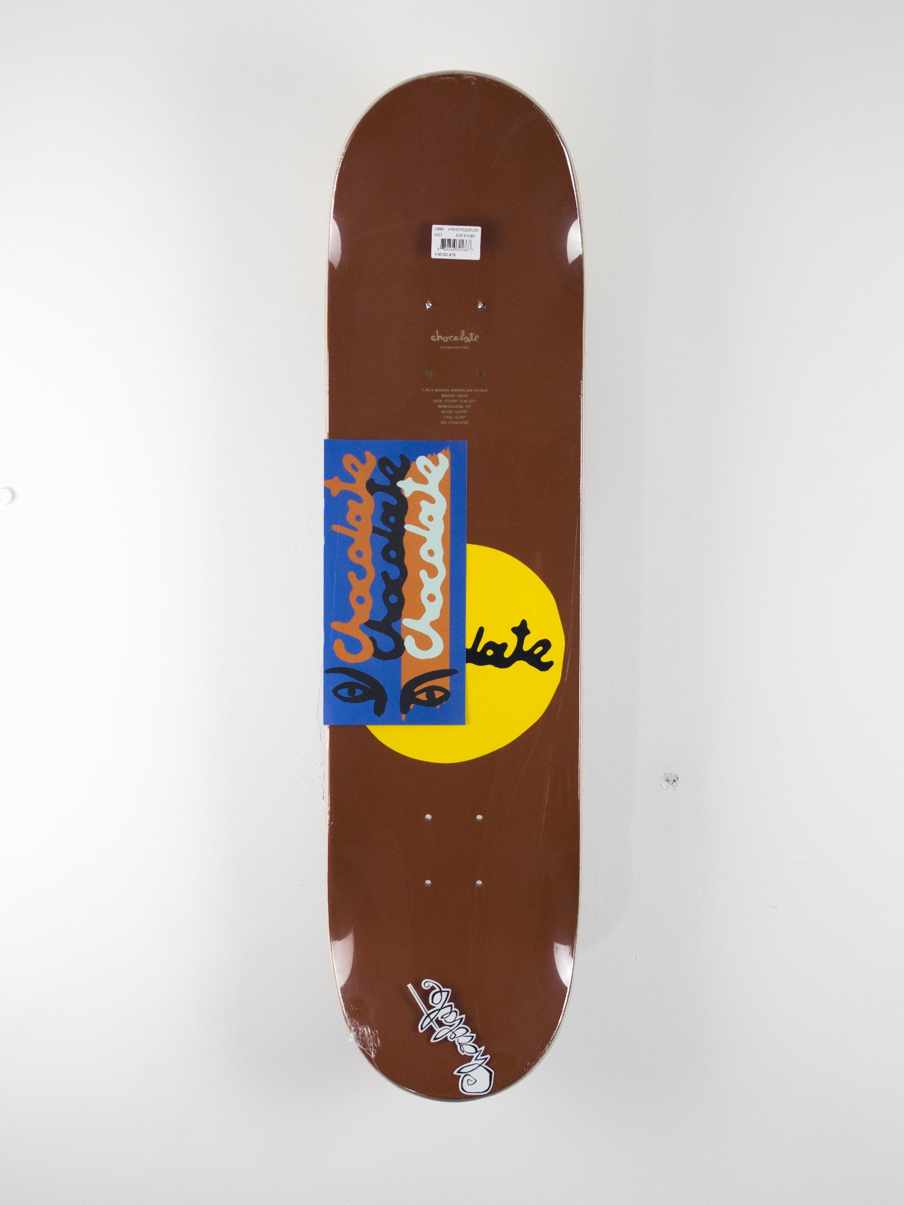 Chocolate skateboards - mcfetridge drips carlisle aikens pro skateboard deck - 8.125 x 31.62